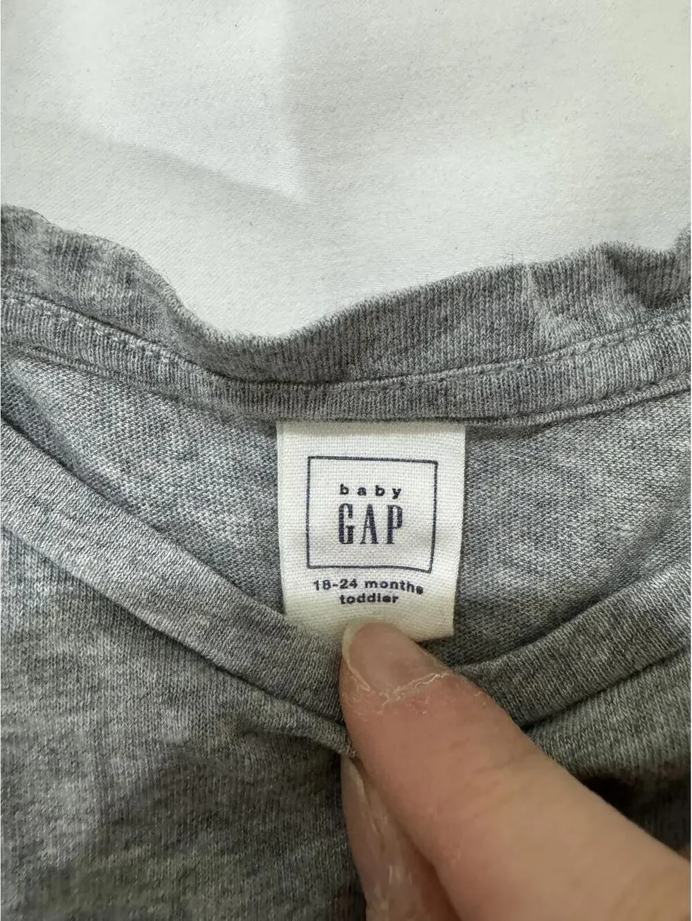 Baby Gap Plaid Babydoll Lined Top Blue Gray 18-24M